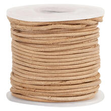 NEU Lederband Natur, St�rke 1 mm, L�nge 10 m