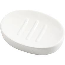 Seifenschale, H�he 2,5 cm, L�nge 13,5 cm, Breite 10 cm, Wei�, 1 St�ck