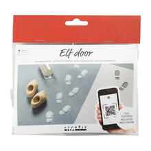 NEU Bastel-Set Wichtel / Miniaturen, Fu�abdr�cke & Spuren im Schnee