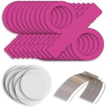 NEU Laternen-Set Pink, 10 runde Laternen-Rohlinge, 10 B�gel & 20 runde Laternenzuschnitte