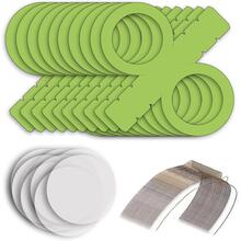 NEU Laternen-Set Hellgr�n, 10 runde Laternen-Rohlinge, 10 B�gel & 20 runde Laternenzuschnitte