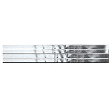 SALE Zierstreifen glatt L: 200mm, B: 2mm 15 Stk silber