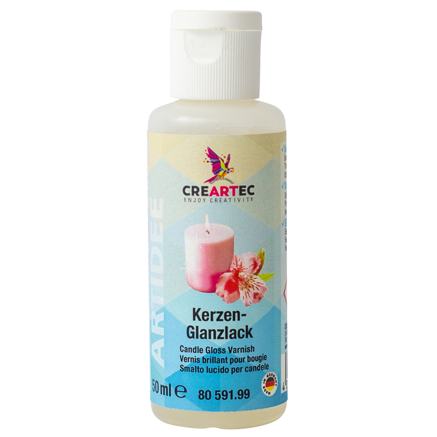 NEU Kerzenschutzlack / Kerzenlack Gl�nzend, 50 ml