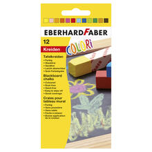 NEU Tafelkreide / Wandtafelkreiden 12 St�ck farbig sortiert, 13 x 90 mm