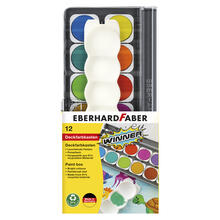 NEU EberhardFaber Winner, 12er Deckfarbkasten inkl. Deckwei� & Mischpalette