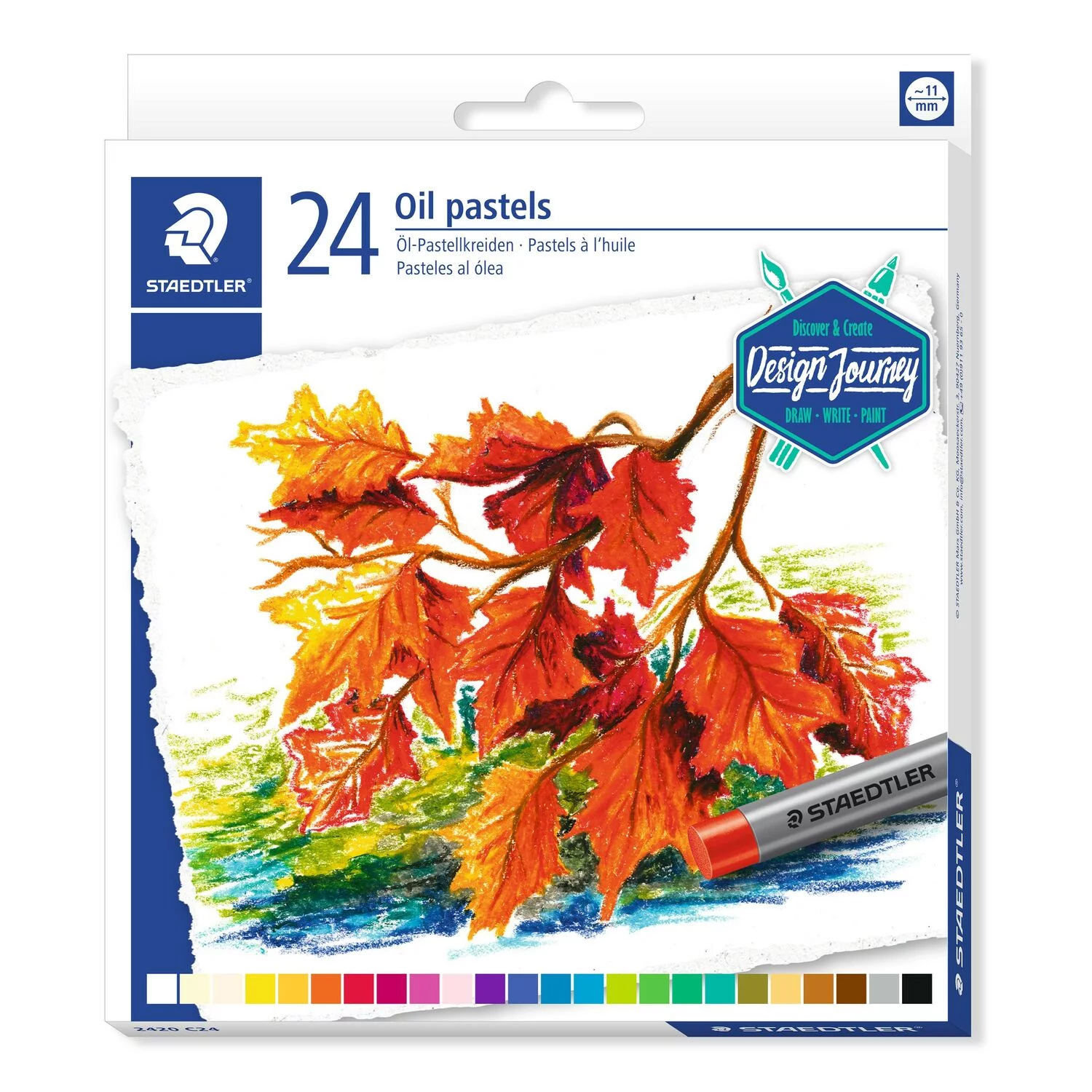 NEU �l-Pastellkreide Staedtler 2420 - Verschiedene Ausf�hrungen