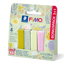 FIMO Soft Farbset FLORAL, 4x25g sortiert