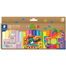 Staedtler Plastilin-Knete Noris Jumbo, 18 Farben