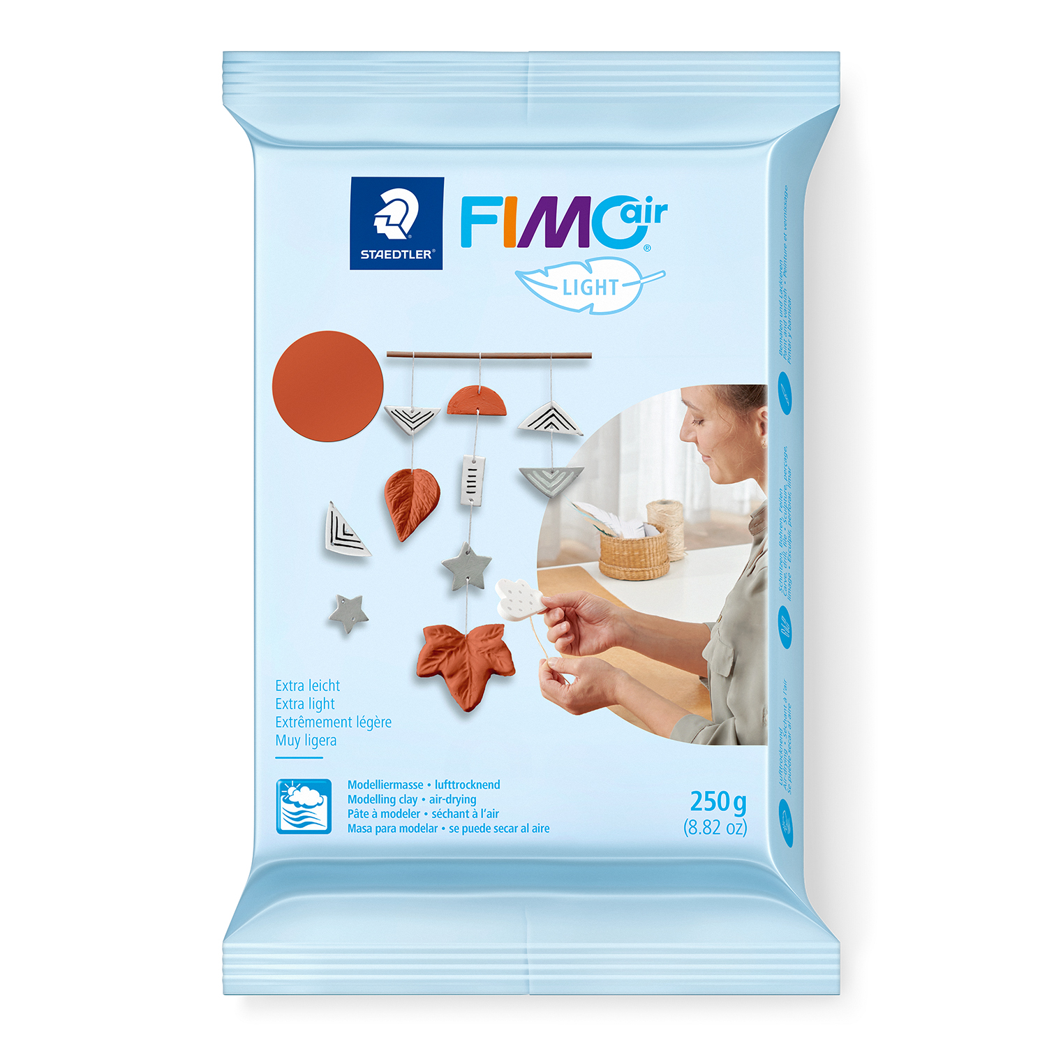 SALE FimoAir Light lufttrocknende Modelliermasse, 250g, terrakotta