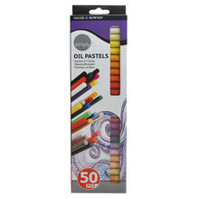 NEU Simply Pastellkreiden Set mit 50 �l-Pastellkreiden