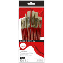 NEU Simply �lmalspinsel Set mit 10 Pinseln