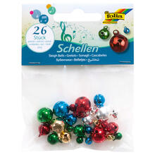 Schellen, 26 St�ck, intensiv Farben