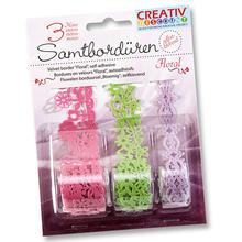 SALE Samtbord�ren-Set, Floral