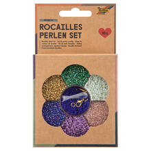 NEU Rocailles-Perlen-Set Meerjungfrau, inkl. 90g Perlen, 3x1m Nylonfaden, 3 Verschl�sse