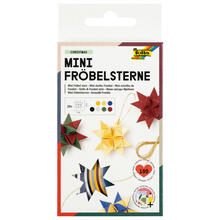 Papierstreifen Fr�belsterne Weihnachtsfarben 100St