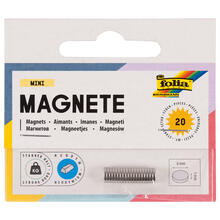 Magnete, � 6 mm x 1 mm, 20 St�ck