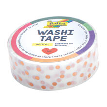 SALE Washi Tape Klebeband, HOTFOIL rosegold Dots