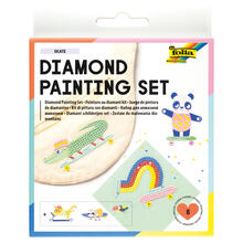 NEU Diamond Painting Set Skate, Komplettset f�r 6 Sticker, inkl. Zubeh�r & Anleitung
