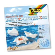 Schwimmpapier, 20x20cm, 20 Blatt, 65g/m�