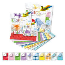 Faltbl�tter BASICS intensiv, 50 Blatt, 10 Motive - Verschiedene Gr��en