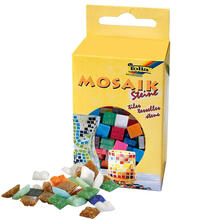 NEU Mosaik-Glassteine Mix 200g / ca. 300 St�ck, 10 Farben sortiert, 10x10mm