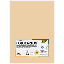 Fotokarton, 50 Bogen, 300 g/qm, DIN A4, Chamois
