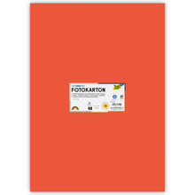 Fotokarton 10 Bogen, 300 g/qm, 50x70 cm, Orange