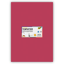 Tonpapier 130g/qm, DIN A3, 50er Pack, Weinrot