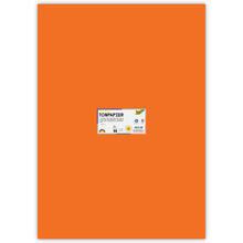 Tonpapier, Einzelbogen, 130 g/qm, 50x70 cm, Hellorange