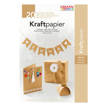 Kraftpapier Naturfarben - Verschiedene Ausf�hrungen