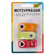 3er-Set Motivpr�ger Herz, Blume, Sonne PREISHIT