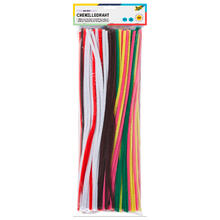 Chenilledraht / Pfeifenputzer / Biegepl�sch Mix Bunt, 50cm, � 8mm, 200 St�ck