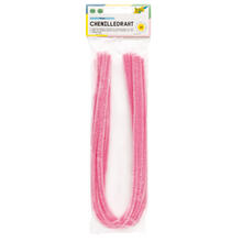 Chenilledraht / Pfeifenputzer / Biegepl�sch 10 Stk. 8mm, rosa