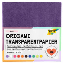 Faltbl�tter Transparentpapier, 500 St�ck - Verschiedene Gr��en