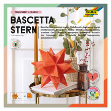 Bascetta-Stern Bastelset, 15x15cm, Orange