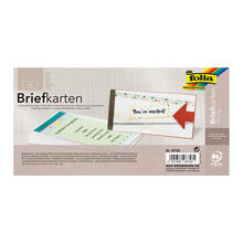 Bastelkarten wei�, DIN lang, 25 St�ck