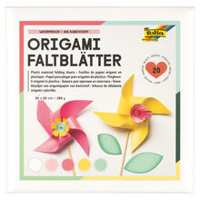 NEU Faltbl�tter aus Kunststoff 280�, 20x20cm, 20 Blatt, 5-farbig sortiert