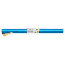 NEU Gro�rolle Alufolie, 50cmx10m, Blau / Gold
