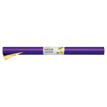 NEU Gro�rolle Alufolie, 50cmx10m, Violett / Gold