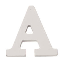 MDF Buchstaben wei� 5,5x0,9cm, verschiedene Ausf�hrungen