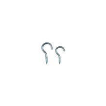 Schraubhaken rund, silberfarben, 8x3mm, 24 St�ck