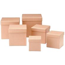 Schachteln, Boxen & Truhen aus Pappe / Karton, wei� & natur - Verschiedene Ausf�hrungen