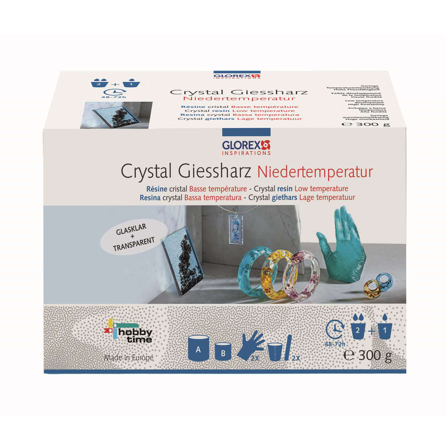 NEU Crystal-Gie�harz Niedertemperatur, 300 g