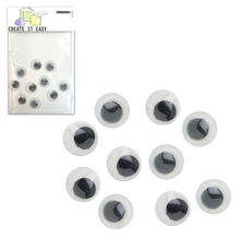 NEU Create it Easy Wackelaugen, rund, 22 mm, 10 St�ck