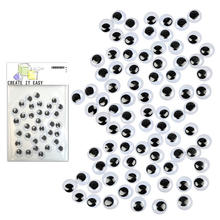 NEU Create it Easy Wackelaugen, rund, 12 mm, 100 St�ck