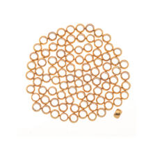 NEU Quetschperlen, ca. 35 St�ck, 3 mm, goldfarben