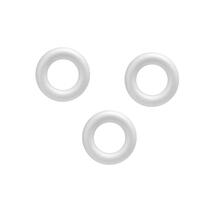 SALE Styroporhalbringe / Styropor-R�mer, 7,5 cm 3 St�ck