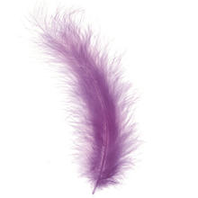 Create It Easy Marabu-Feder ca.15cm, 15 Stk., 2g, flieder