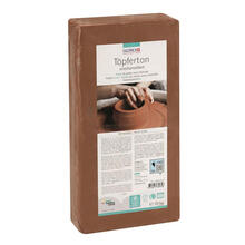 Glorex T�pferton unschamottiert 10kg terracotta