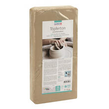 Glorex T�pferton unschamottiert 10kg wei�